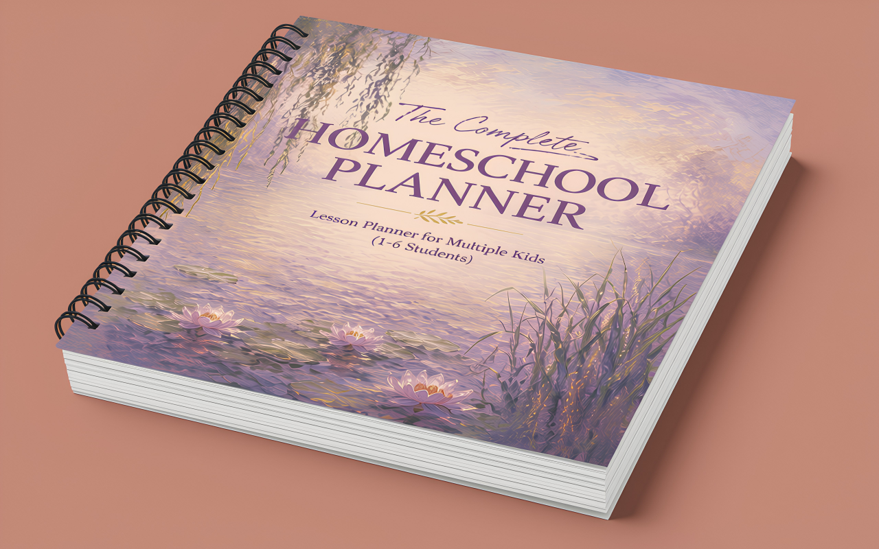 Claude Monet Inspired - The Complete Homeschool Planner: An Undated All-in-One Planning System for Homeschool Families