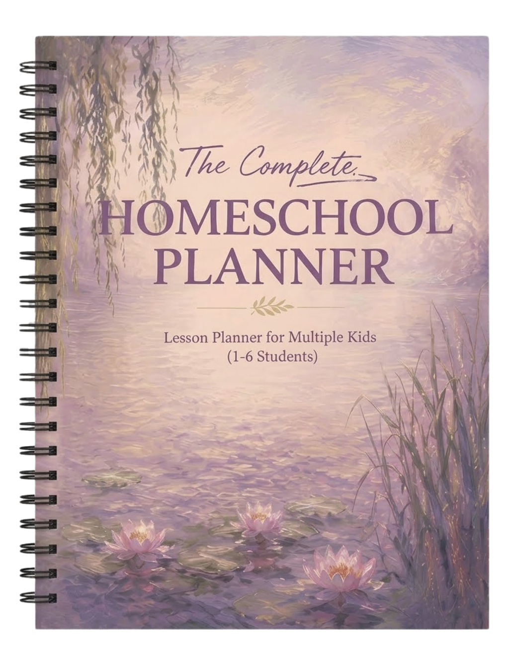 Claude Monet Inspired - The Complete Homeschool Planner: An Undated All-in-One Planning System for Homeschool Families